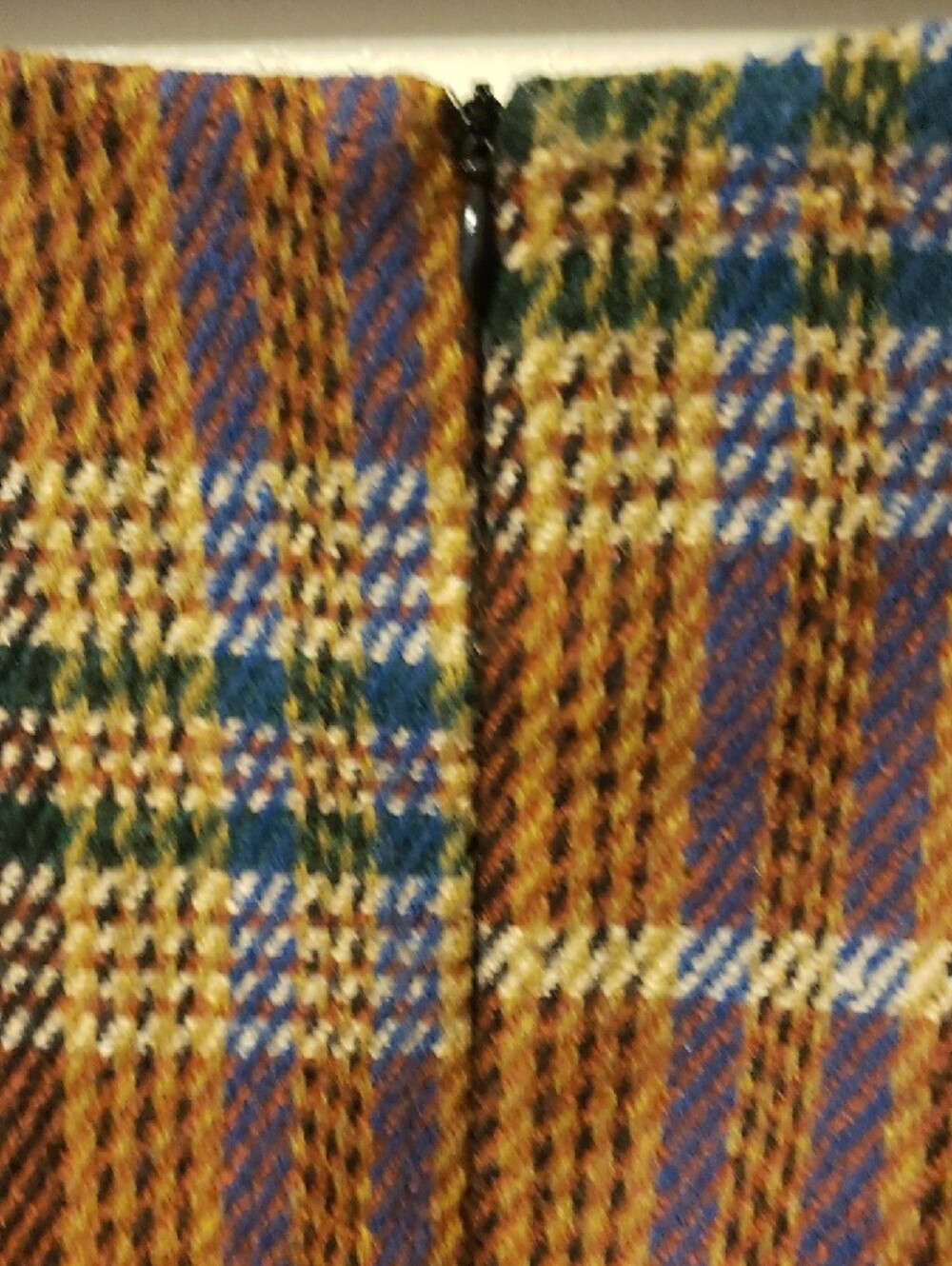 Cider Brown Multicolor Plaid Cropped Blazer And Mini Skirt - Picture 9 of 12